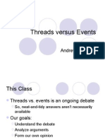Threads Versus Events: CSE451 Andrew Whitaker