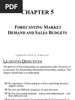 Chapter 05 Forecasting Market Demand and Sales Budget