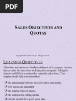 Chapter 07 Sales Objectives and Qoutas