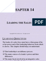 Chapter 14 Leading The Sales Team