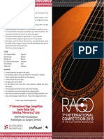 7 International Rago Competition Junior Guitar Solo Saturday, February 14 2015