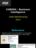 Session 5 Data Warehousing Part I