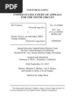 Opinion: DC Comics v. Mark Towle