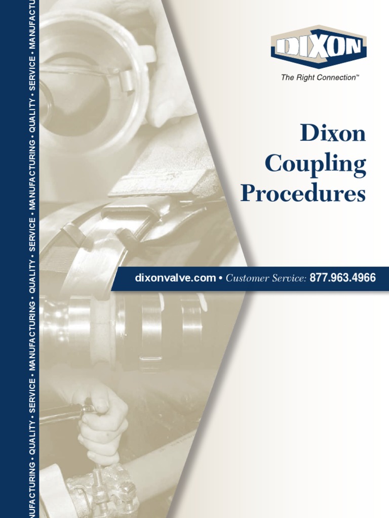 Dixon Coupling Prodedures Catalog Nut (Hardware) Screw
