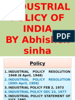 New Industrial Policy of India