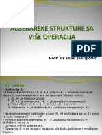 Poglavlje 7 - Algebarske Strukture Sa Više Operacija