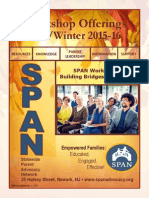 Workshop Offerings F-W 2015-16 1 1