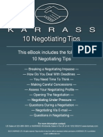 Negotiating Tips