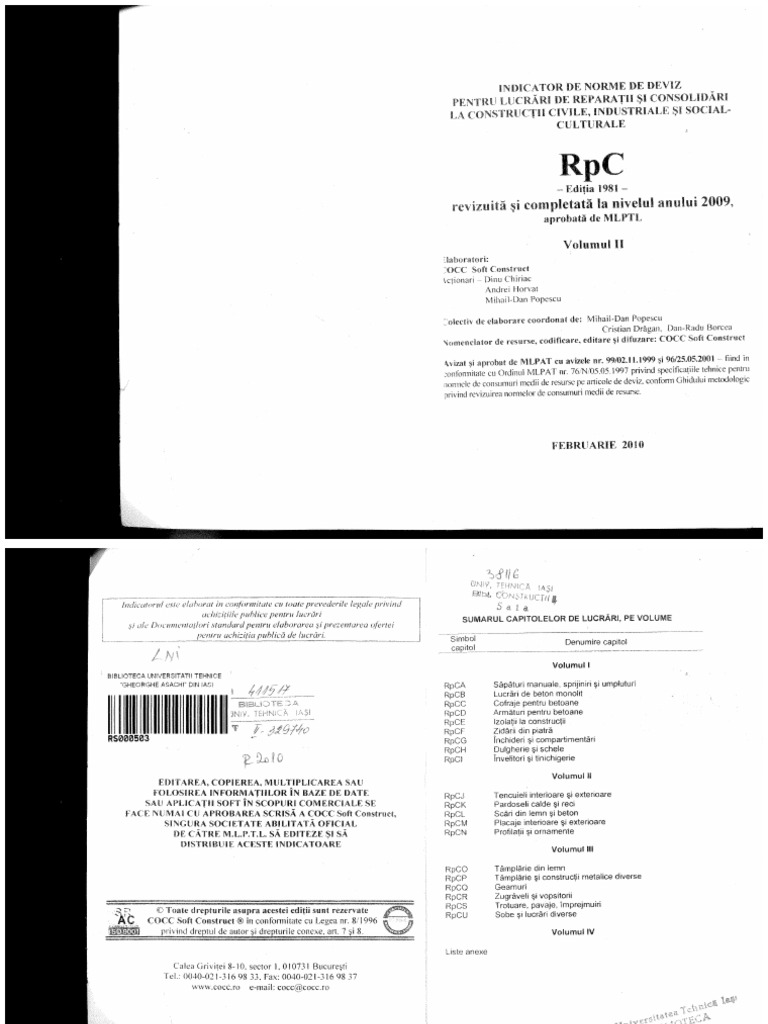 Indicator Norme Deviz RPC Vol 2 | PDF