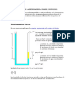 Fundamentos Físicos: Medida de La Densidad Relativa de Un Líquido