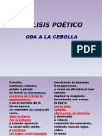 Análisis Poético