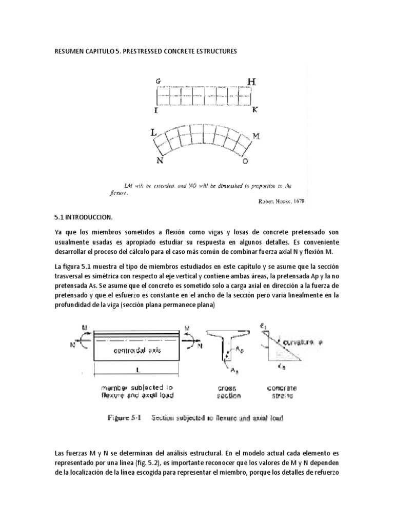 Capítulo 5 Prestressed-Concrete-Structures-Collins-Mitchell en Espa Ol | PDF | Doblar | Estrés ...