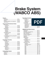 Hyundai HD78 D4GA Brake System (Wabco ABS)