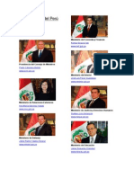 Ministerios Del Perú Del 2015
