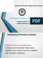 Instituto Especializado de Estudios Superiores Loyola: Statistical Process Control"