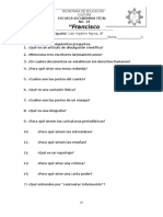 Examen Diagnóstico 3ero de Secundaria