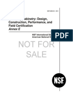 Not For Sale: Biosafety Cabinetry: Design, Construction, Performance, and Field Certification