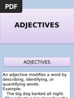 Adjectives