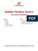 NT 20 - 2014 Sinalizacao de Emergencia PDF