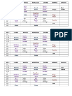 Horario Pacientes General