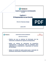 Capítulo 1 SI Empresariais Na Sua Carreira: Administração de Sistemas de Informações