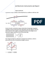 Measurement and Electronic Instruments Lab Report