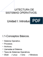 Introducción - Arquitectura de Sistemas Operativos