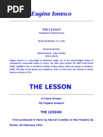 Download The Lesson- Eugene Ionesco by James Toastergaard SN282637861 doc pdf