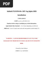 Download Infiniti FX35 Fog Light DIY by mexx4u2nv SN282638815 doc pdf