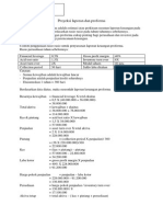 Contoh Proyeksi Laporan Dan Proforma