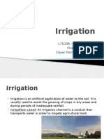 Irrigation: L7019K - Geohydrologi Oral Presentation