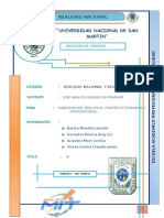  INSERCION DEL PERU EN EL CONTEXTO ECONOMICO INTERNACIONAL: