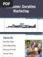 Download Consumer Durables Marketing by avsthi SN28265485 doc pdf