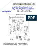 Simulación Del Proceso de Síntesis y Separación de Acetato de Butilo