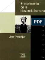 El movimiento de la existencia humana - Jan Patocka