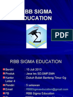 Pengenalan RBB Sigma Education