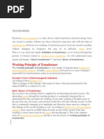 Working Principle of Transformer