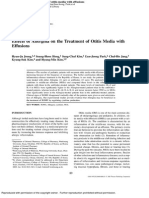 Effect of Allergina On The Treatment of Otitis Media With Effusions