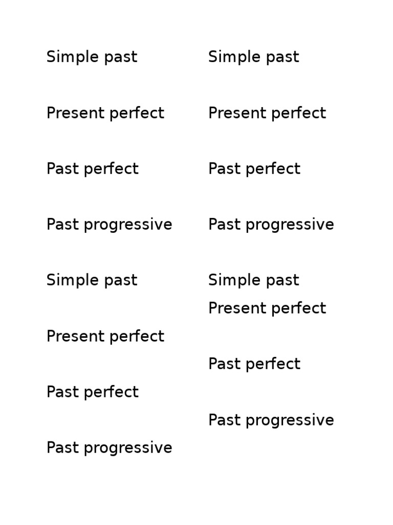 Past Form of Verbs Exercise | PDF | Language Arts & Discipline ...