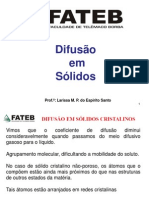 Difusão em Sólidos