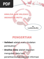Download Analisa Dan Validasi Indikator Mutu Autosaved by prima SN282670733 doc pdf