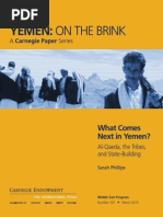 What Comes Next in Yemen? Al-Qaeda, the Tribes, and State-Building