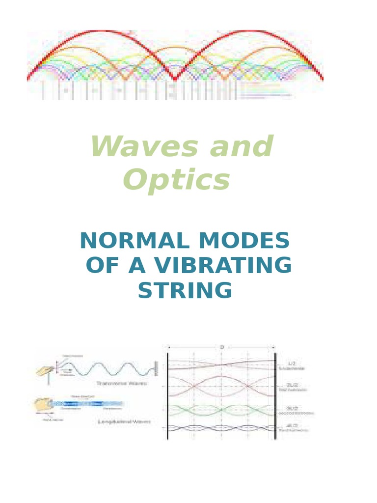 Vibrating String Normal Modes | PDF | Waves | Radiation