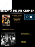 Ensayo de Un Crimen