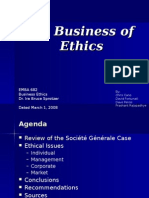 The Business of Ethics