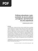 Almerindo Afonso auto-avaliaÃ§Ã£o da escola em Portugal