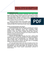 Hakikat Teknologi Informasi Dan Komunikasi Dalam Pembelajaran