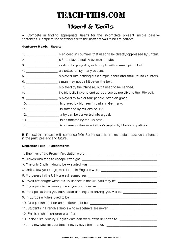 Heads and Tails | PDF | United Kingdom | Leisure