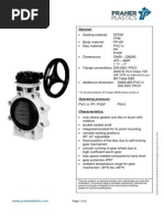 Butterfly Valve Praher K4