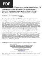 Download Analisis Risiko Kebakaran Hutan Dan Lahan Di Taman Nasional Rawa Aopa Watumohai Dengan Pemanfaatan Pemodelan Spasial_ _ Rawa Aopa Watumohai Konservasi Taman Nasional by Habibi Gis SN282695117 doc pdf